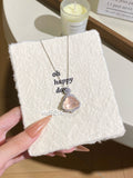 Premium Hand-Carved Natural Rose Quartz Buddha Pendant - High-Translucency Crystal Necklace for Peace & Joy