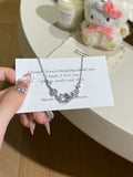 "Ocean Kitten" Natural Aquamarine Bracelet - Sparkling Cat Silhouette for Communication, Stress Relief & Ethereal Grace