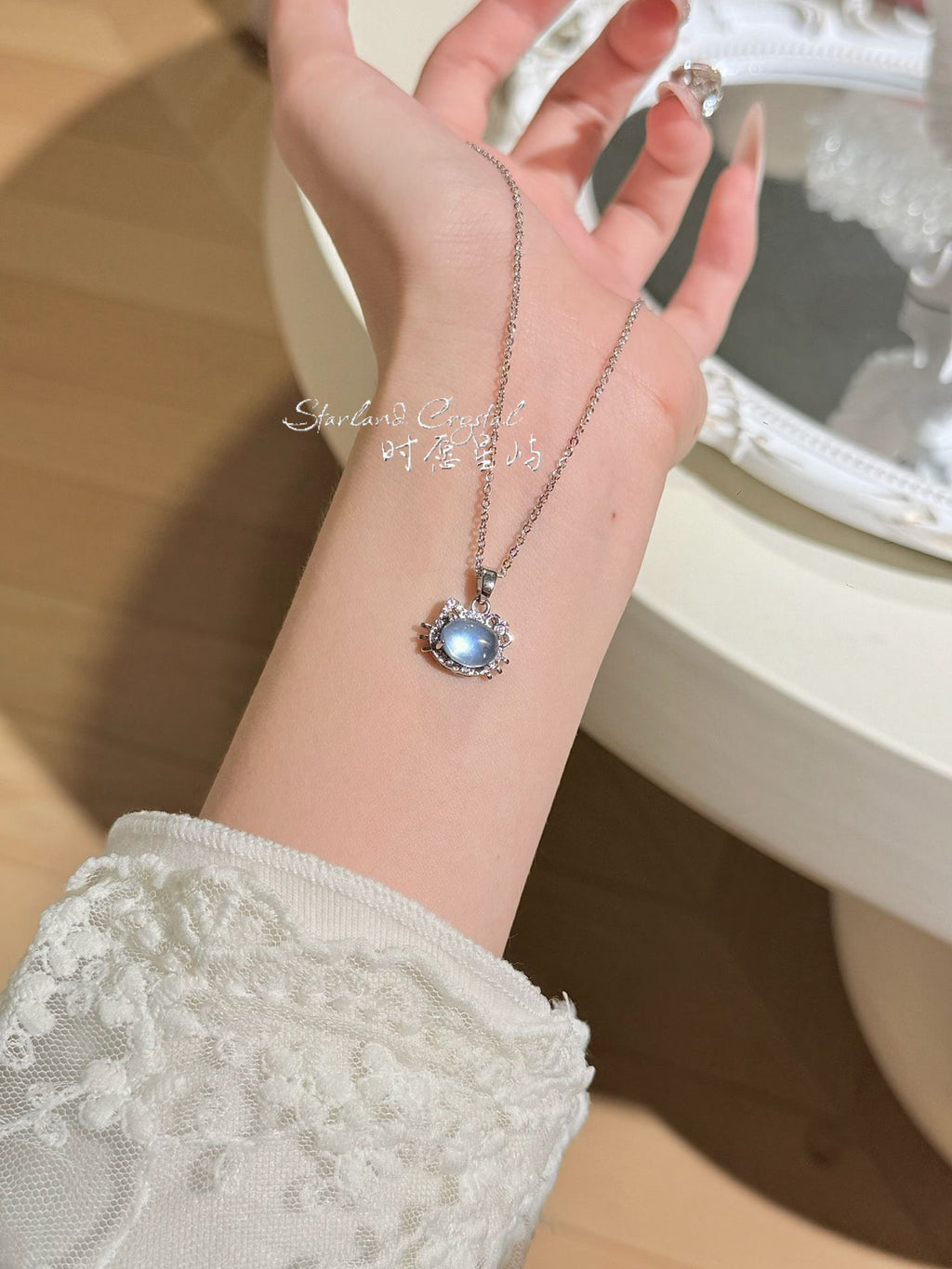 "Kitten’s Whisper" 3.0 Natural Aquamarine Ring - Premium Enhanced Plating & High-Clarity Gemstone for Serenity & Academic Success