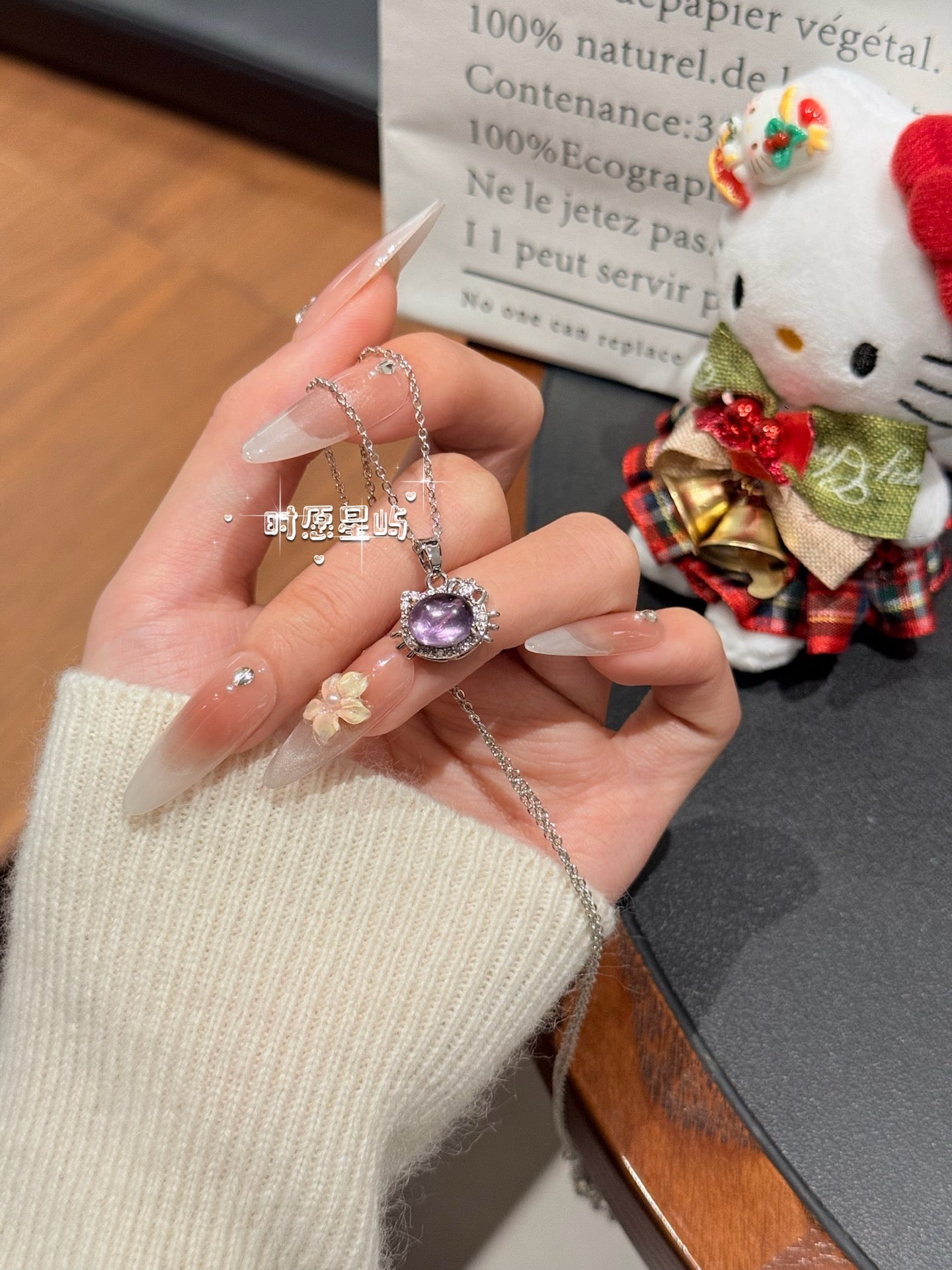 "Kitten’s Whisper" 3.0 Natural Amethyst Ring - Enhanced Anti-Tarnish Plating & High-Clarity Gemstone for Wisdom, Career & Academic Success
