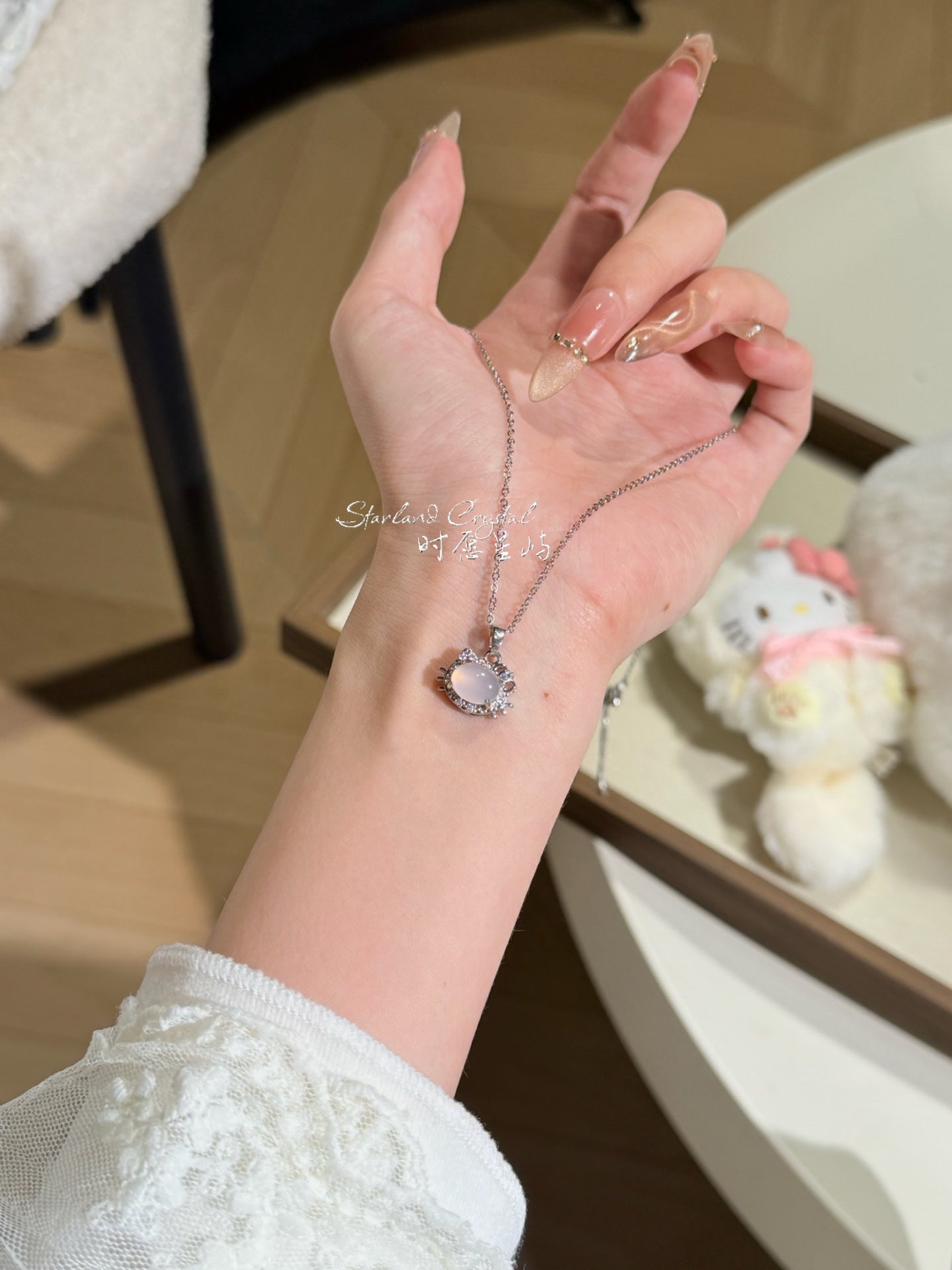 "Kitten’s Whisper" 2.0 Natural Pink Chalcedony Ring - Upgraded Durable Band & Adorable Silhouette for Sweetness, Joy & Love