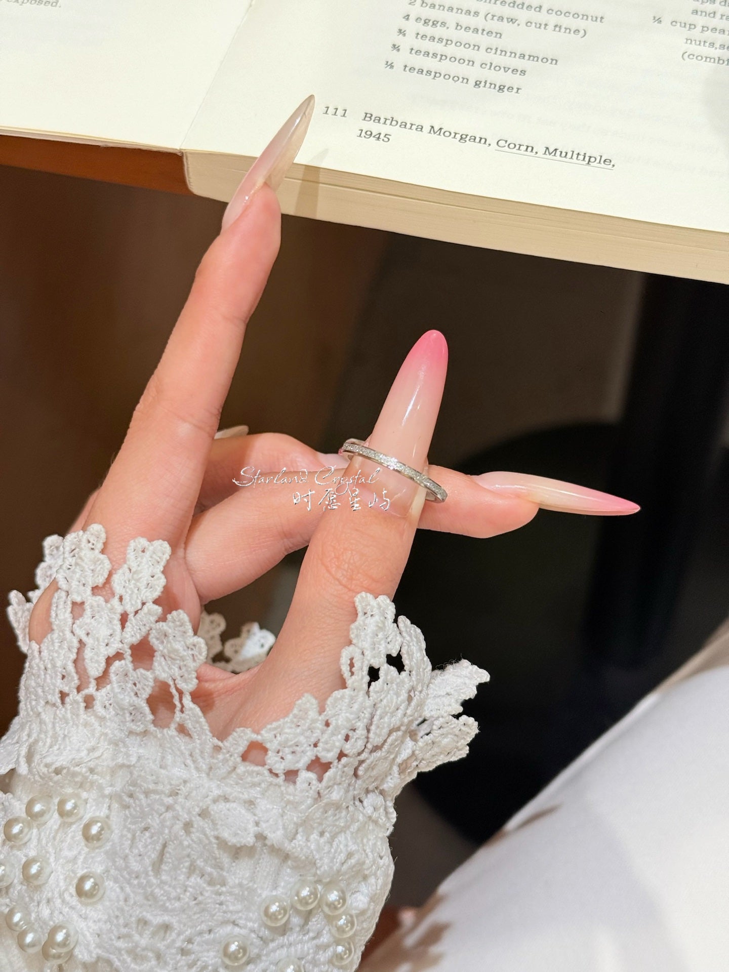 "Frosted Cream" Matte Sterling Silver Ring - Minimalist Slim Band for Effortless Chic & Cool-Toned Elegance (Fixed Size)