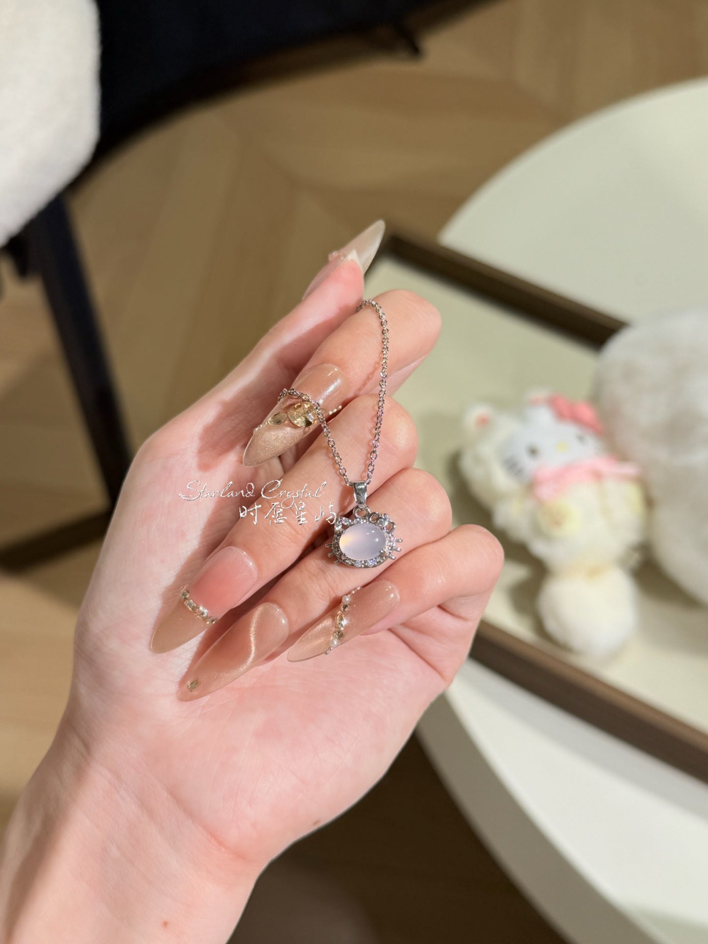 "Kitten’s Whisper" 2.0 Natural Pink Chalcedony Ring - Upgraded Durable Band & Adorable Silhouette for Sweetness, Joy & Love
