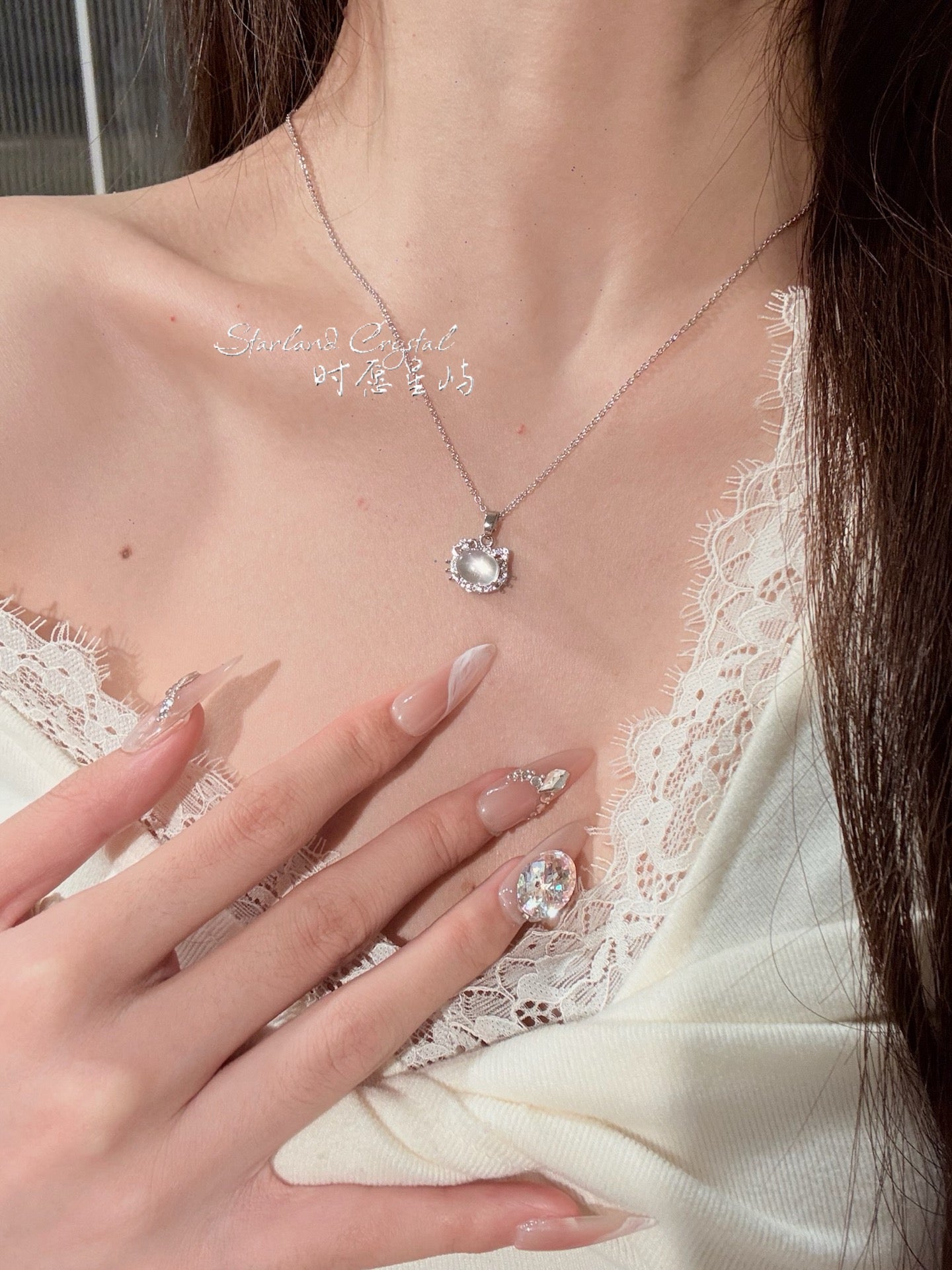 "Kitten’s Whisper" 3.0 Natural Clear Quartz Ring - Enhanced Anti-Tarnish Plating & High-Clarity Gemstone for Aura Cleansing & Protection