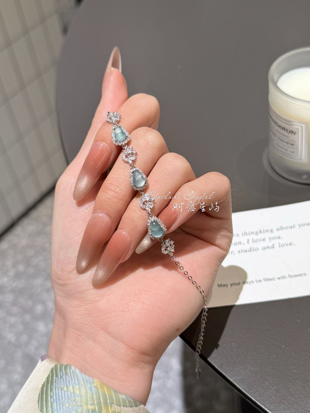 New Chinese Style Natural Jadeite Gourd Bracelet - S925 Sterling Silver Oriental Charm Jewelry for Women (Handcrafted)
