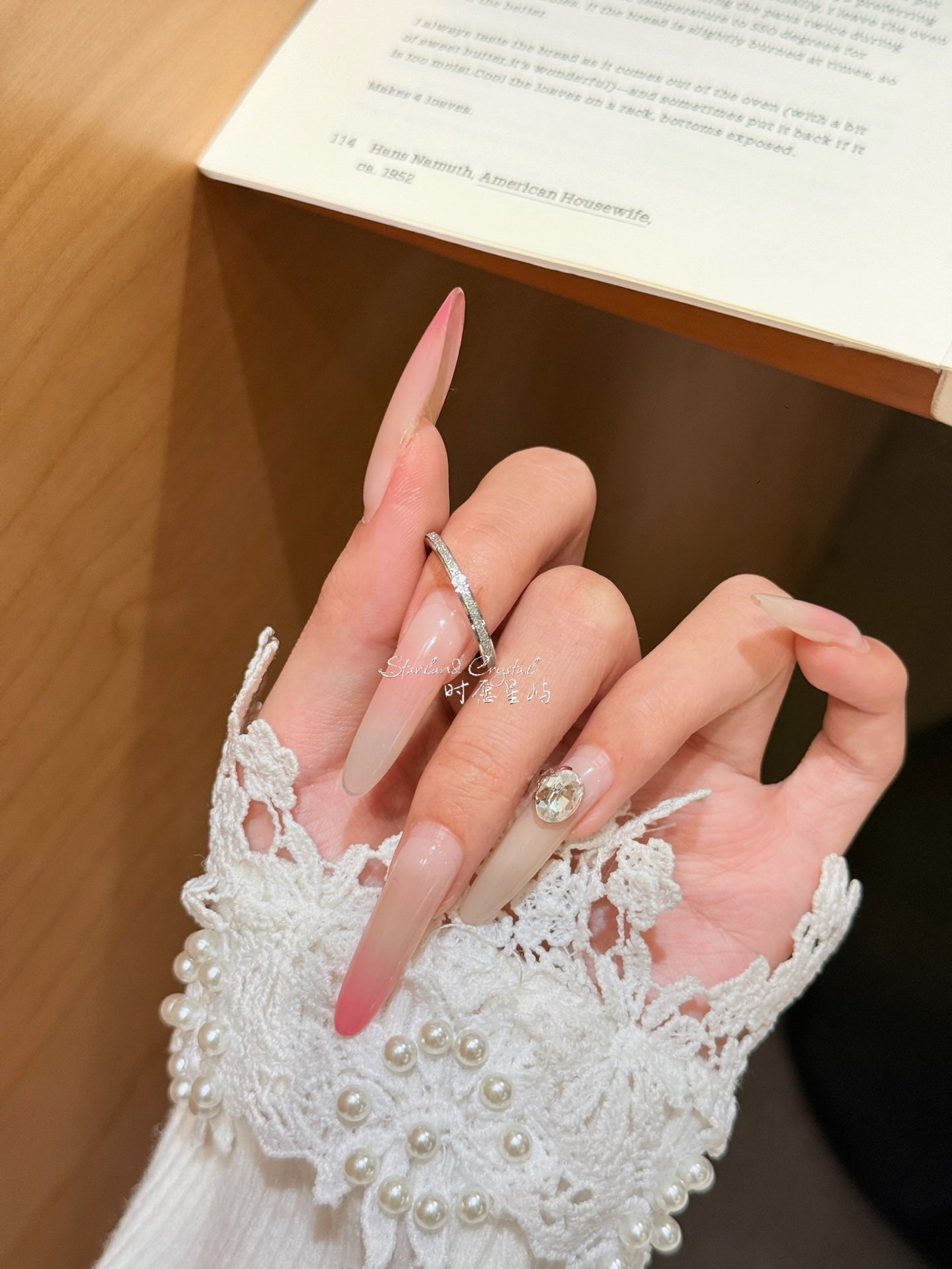 "Frosted Cream" Matte Sterling Silver Ring - Minimalist Slim Band for Effortless Chic & Cool-Toned Elegance (Fixed Size)