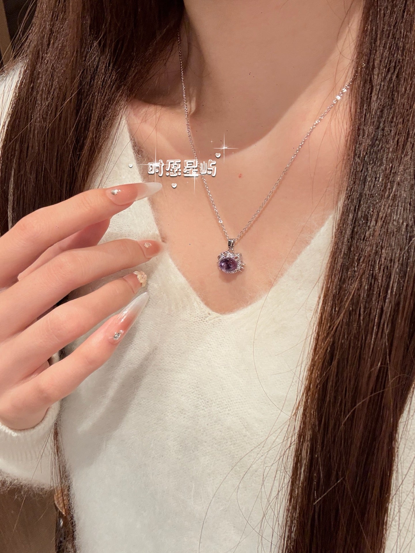 "Kitten’s Whisper" 3.0 Natural Amethyst Ring - Enhanced Anti-Tarnish Plating & High-Clarity Gemstone for Wisdom, Career & Academic Success